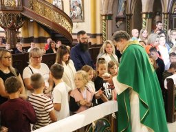 Rozpoczęcie przygotowania do I Komunii Świętej i poświęcenie darów dzieci komunijnych, 21.09.2025